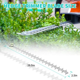 20" Hedge Trimmer Blade Set Compatible with Sti hl HL94 / HL94K, Replaces 4243 710 6004 Blades，1 Pair of 2 Blades