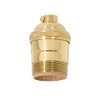B&P Lamp® Heavy Turned Brass Keyless Sockets, Polished and Lacquered