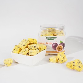 Freeze-Dried Passion Fruit Chunks 3.6 oz ，Sugar Free，No Additives,Fruit slice tea
