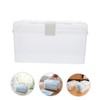 DOITOOL Mask Storage Case Portable Box Lock Organiser Mask Holder