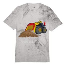 Tonka Tough Toys for Tough Boys Bulldozer Truck Logo Comfort Colors Adult Heavyweight T-Shirt