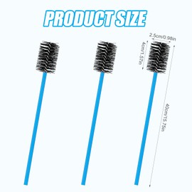 3pcs Condensate Flexible Drain Brush, Premium Nylon and PVC Condensate Drain Tube Cleaning Brush Flexible Drain Pipe Brush with Soft Brush Head Easily Clean Dirt Keep Condensate Traps Clean