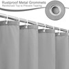 AooHome Extra Long Shower Curtain 72 Width x 78 Height