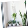 Mipcase 2pcs Flower Hanger Cotton Rope Sling Net Bag for