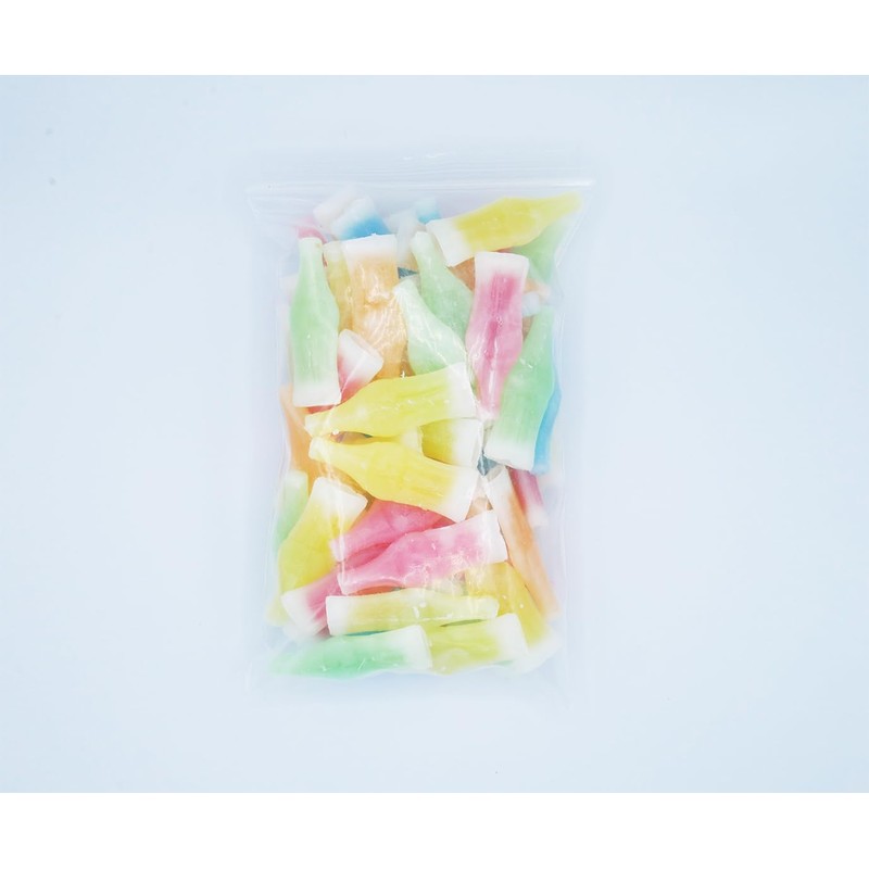 Nik L Nips Wax Bottle Candy Drinks, 1LB Bulk -