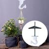 2 Pack White Swag Ceiling Hooks and Hardware Set for