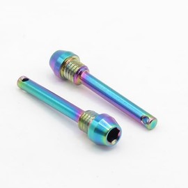 Easybikeparts Titanium Brake Pad Retaining Pins for Hope V2, X2, M4, E4, V4, XCR, RX4 Brakes (Oil Slick)