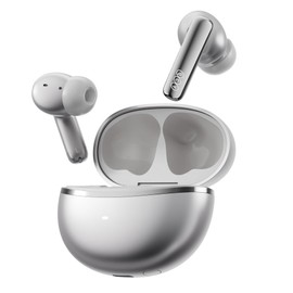 QCY MeloBuds N70 Aadptive Hybrid Active Noise Cancelling Wireless Earbuds, Bluetooth 6.0 with 6 Mics Clear Call, LDAC Hi-Res Audio, 50H Playtime, Wireless Charging, IPX5 Waterproof