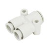 SK11 One Touch Tube Fittings Alien Diameter Union Y Tube