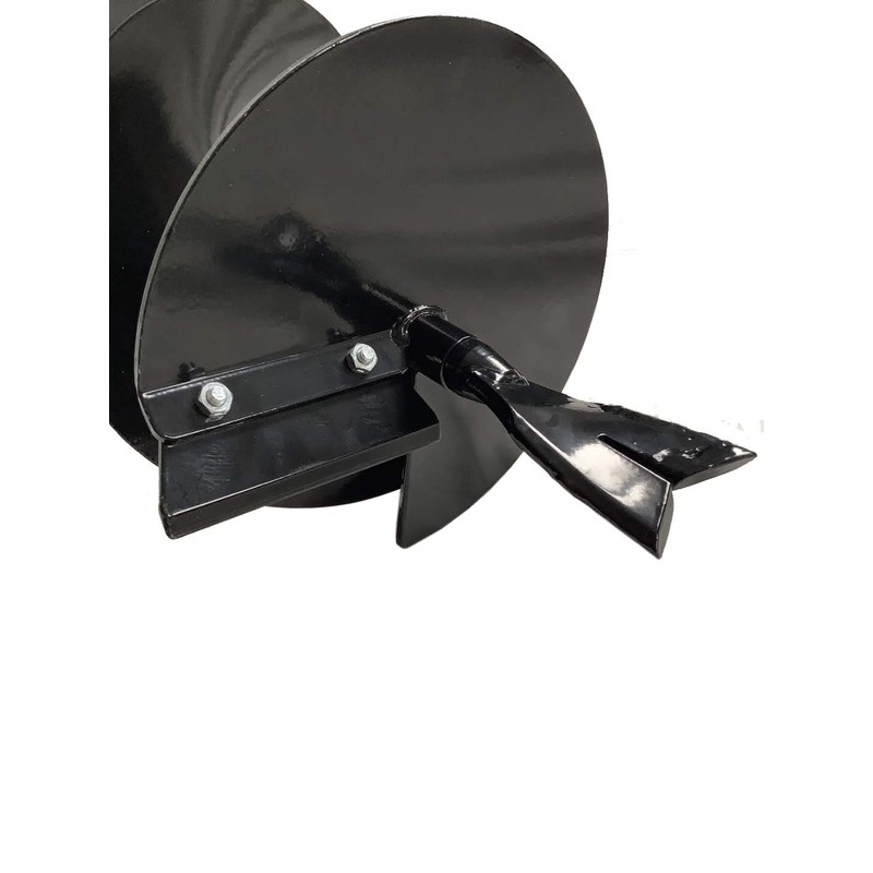 GardenTrax Earth Auger Spiral Drill Bit 10” x 36”, Post