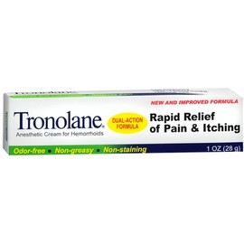 Tronolane Anesthetic Cream for Hemorrhoids 1 oz (Pack of 12)