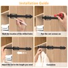 Valet Rod For Closet Pull Out, Heavy Duty Adjustable Valet