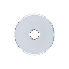 Antrader Round Shower Flange Cover,1Pcs 3.5 Inch Large Shower Arm Flange Universal Modern Shower Arm Flange Oversized Replacement Escutcheon Cover Plate for Shower Head Arms (Bright Silver)