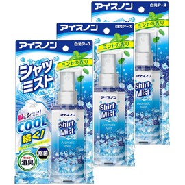 Ice Non Shirt Mist, Mint Scent, 3.4 fl oz (100 ml) x 3 Packs