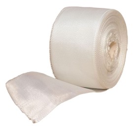 Fiberglass Cloth Roll Non Adhesive Woven Fiberglass Cloth Mesh Strip E-Glass Fiber Fabric Plain Weave Fiberglass Cloth for Reinforced Repair Winding, Seams, Boat, Molding (2 in x 99 FT)