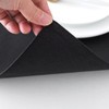 AOKSUNOVA Placemats for Dining Table Set of 6, Black Placemats,