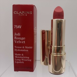 Clarins Joli Rouge Velvet Lipstick 754V DEEP RED