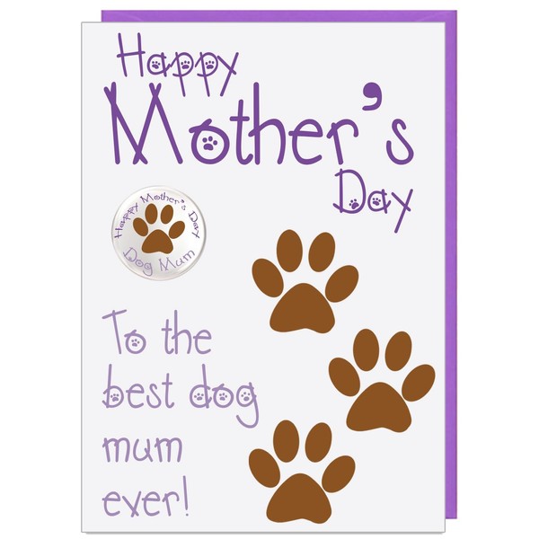 AK Giftshop Mothers Day Card From The Dog For Mum