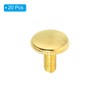PATIKIL M4x8mm Thumb Screws, 20 Pack Knurled Head Shoulder Flat