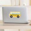 CafePress Kindergarten School Bus Medium Die Cut Sticker, 5.75" x