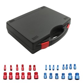 kimllier 26Pcs Nut and Bolt Thread Checker Standard 14 Inches and 12 Metric Fit for Quickly and Accurately Detect The Thread Size of Nuts