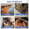 Upgrade Model 676-D/2676F-A Fan, Compatible with Broan 676-D/2676F-A, 680-A,110RDB, 110RDF,