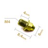 ONIPAX Bicycle Pedal Bolts M4x7mm 40pcs/Bag with 1 Wrench