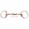 Juhua 5" Horse Tack Bit with Chain Low Port Mouth