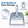 Mini Desktop Dustpan & Brush Set – Compact Plastic Cleaning