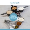 KitchenCraft Universal Measuring Spoon Set, Teaspoons and Tablespoons for Measuring