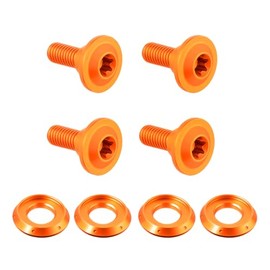 Motorcycle Windshiled Bolt with Washers Compatible for Harley Touring 2024-2025 Road Glide FL FLTRXSE FLTRXSTSE (Orange)