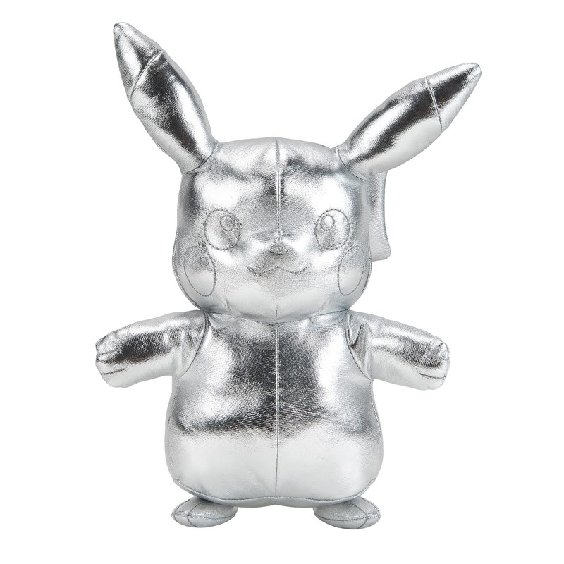 POKÉMON 25TH CELEBRATION 8INCH PLUSH - SILVER PIKACHU