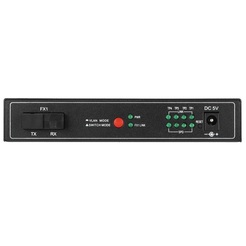 4 Ports Ethernet Fiber Switch TBCMC3414ES20A Plug Play Stable Sturdy