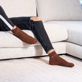 NUDUS Mens Premium Bamboo Rayon Socks - 5 Pair Low Cut Socks - 10-13 Shoe Size