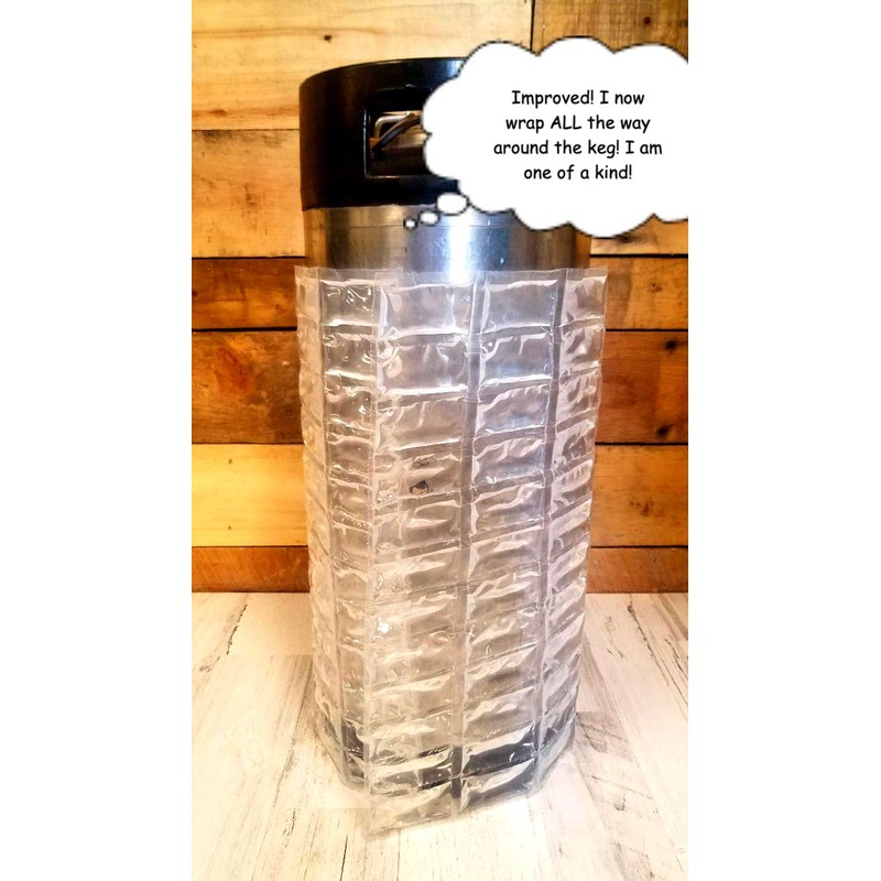 Home brew Keg Cooler & Ice Wrap Bundle. Beer Cooler