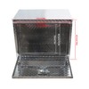 LABLT 24 Inch Silver Aluminum Diamond Plate Tool Box Organizer