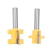 Squares Tooth Tenon Router Bit T Slot Flooring Routers Bits