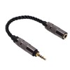 2.5mm Male to 3.5mm Female Stereo Audio Jack Adapter Headset