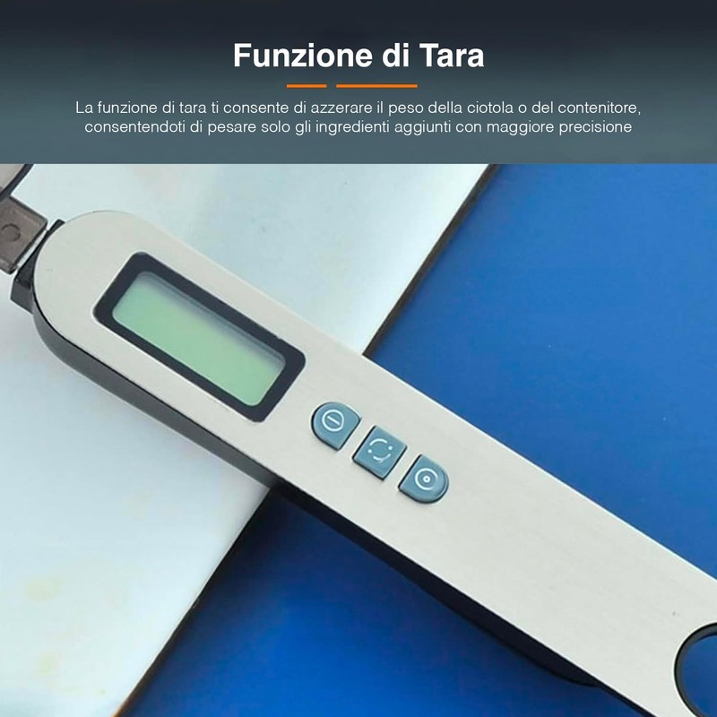 Avilia Digital Kitchen Scales with Integrated Spoon - Advanced Precision