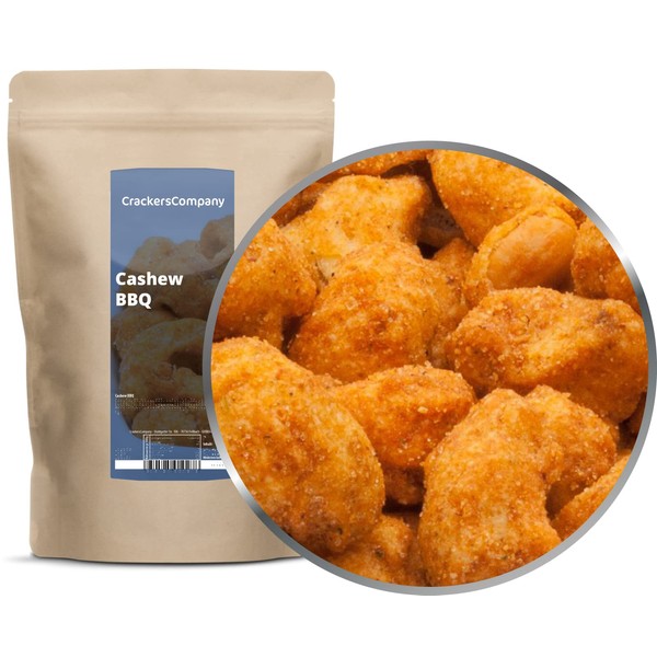 2 x 400 g Cashew Nuts Roasted with Barbecue Coat