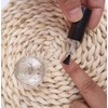 Ebonee 5ml Transparent Empty DIY Nail Polish Bottles Containers for
