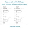 Password Book Refills for A5 Binder - A-Z Password Notebook