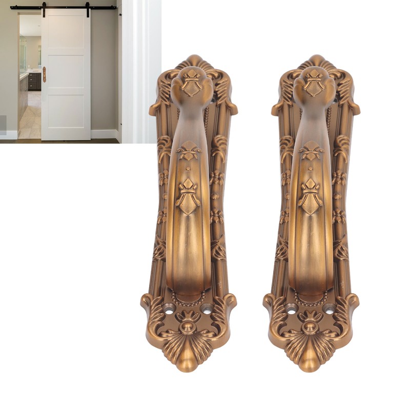 2 Set Sliding Barn Door Handles and Pulls Aluminum Alloy