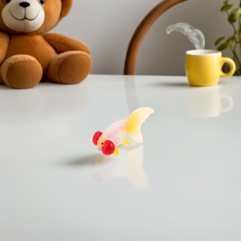 KICHOUSE Realistic Plastic Goldfish Simulation for Educational Artificial Fish Tank