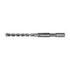 MILWAUKEE'S Hammer Drill Bit, Spline, 1/2X16 In, Silver, Pack of