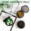4 Pack Portable Mini Pill Case Small Pill Organizer Box