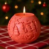 Christmas Ball Candle Molds Christmas Tree Resin Casting Silicone Mold