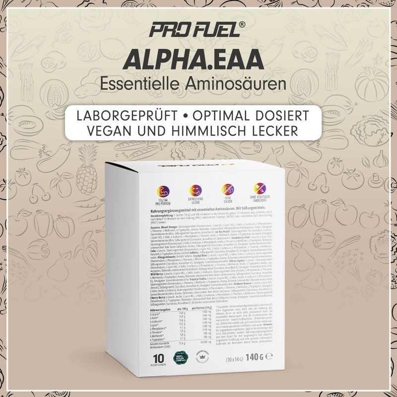 EAA Sample Pack 10 x 14 g EAA Powder, 10