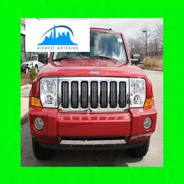 312 MOTORING for JEEP COMMANDER 2005-2010 CHROME TRIM FOR GRILL GRILLE 2006 2007 2008 2009 05 06 07 08 09 10