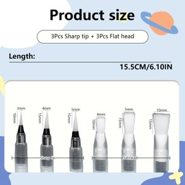 Watercolour Brush Pens Set, Refillable Leakproof Watercolor Painting & Lettering Water Pens Refillable Reservoir Pen with Fine Medium Large Tip Flat Brush Head for Watercolour Painting Sketching Art